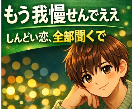 不安な恋ひとりで抱えんでええよ｜男目線で寄り添ます 脈あり？脈なし？既読無視・復縁・片思い…焦らんで大丈夫。 イメージ1