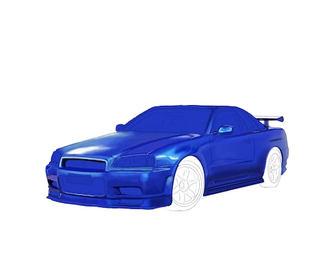 車のイラストを描きます あなたの愛車をイラストにしてみませんか！ イメージ2
