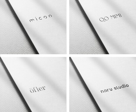 文字ロゴ・ブランド名・商品名の文字をデザインします 文字の魅力を引き出すシンプル設計 イメージ2