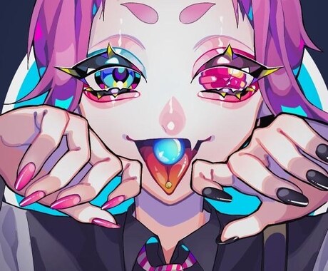 アイコン描きます カラフルでポップなアニメ塗りで描きます イメージ1