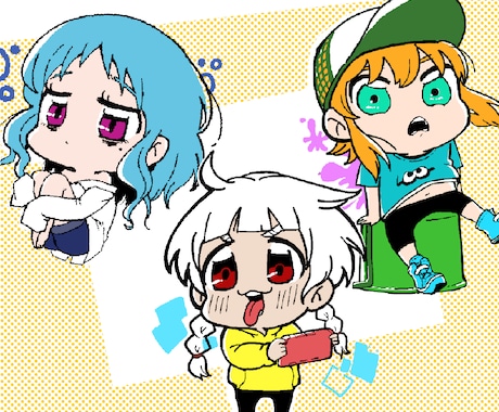 デザイン専門卒生/デフォルメキャラ描きます /似顔絵やイメージからのデザインからでもOKです！/ イメージ1