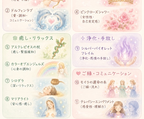選べる遠隔ヒーリング　3日間・お試します まずはお試し。やさしく整える3日間 イメージ1