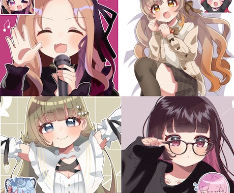 可愛いアイコン描かせていただきます きらきら高クオリティのイラスト！ イメージ1