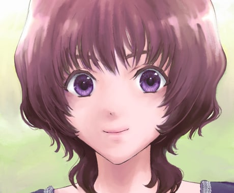 SNSで目を惹くアイコンを描きます 柔らかい雰囲気の、好印象なイラストをお届けします イメージ2