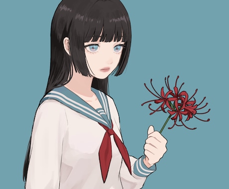 女の子のイラストを制作します 繊細なタッチでの描写が得意です イメージ2
