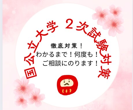 大学受験!二次試験の英語添削します 国公立大学2次試験を控えるあなた!絶対合格しましょう! イメージ1