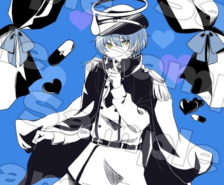 歌ってみたのサムネイルを作成します ご希望に沿ったイラストをお手頃価格で提供します！ イメージ1