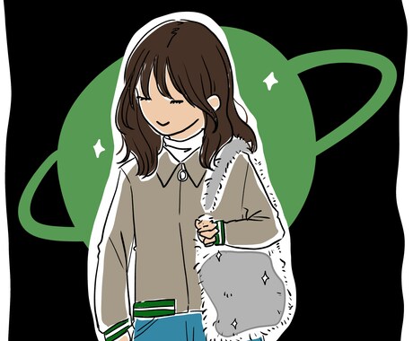 SNSアイコン用イラスト描きます シンプルでやわらかい人物画をお求めの方に イメージ2