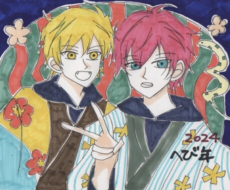 アイコン描きます 出来るだけ頑張ります。アニメ形式自画像など。 イメージ1