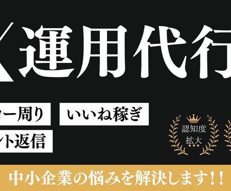 x(旧Twitter)運用代行します SNSマーケターがx(旧Twitter)運用代行をします！ イメージ1