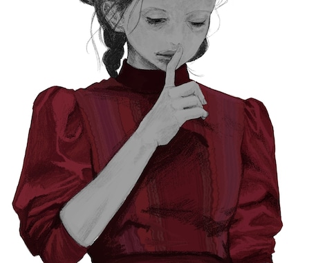 リアルな洋画風イラスト描きます 彩度低めなダークやホラーな雰囲気が得意です！ イメージ1