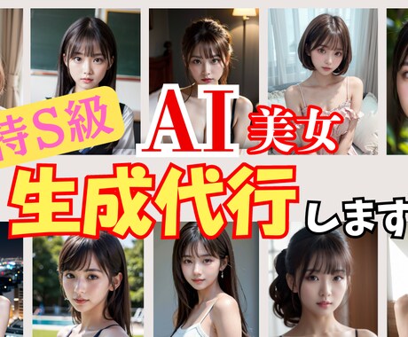 あなただけのAI美女画像を大量生成いたします 「リアル過ぎる！」特S級のかわいい美女はいかがでしょうか？ イメージ1