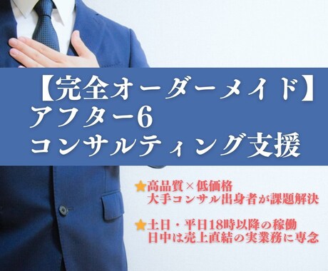 事業・経営の分析と解決策のご提案をいたします コンサルBIG4にて培ったスキルを低価格よりご提供いたします イメージ1