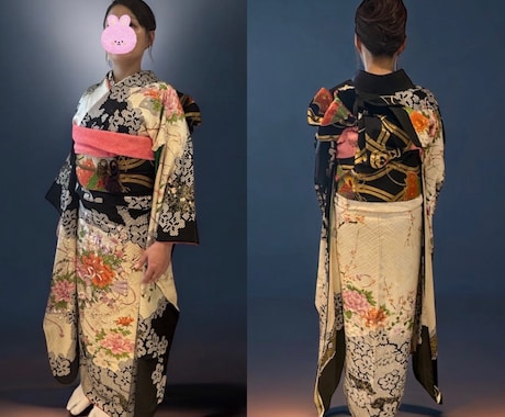 出張着付け着物のトータルコーディネートをいたします ビジュアルのプロがコーディネートからヘアアレンジのアドバイス イメージ1