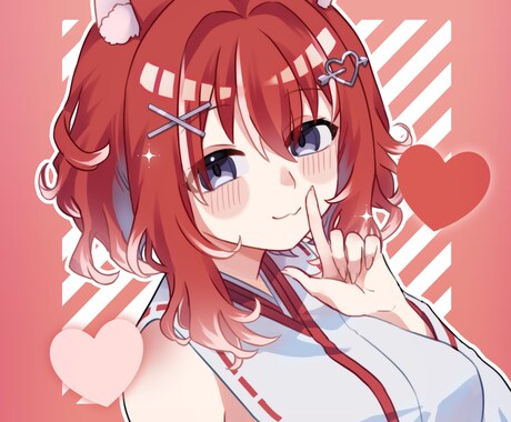 胸上一枚絵作成致します イメージ1