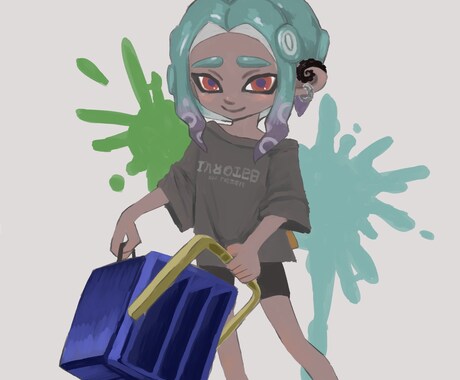 デジタルでオリジナルイラストを描きます イメージ1