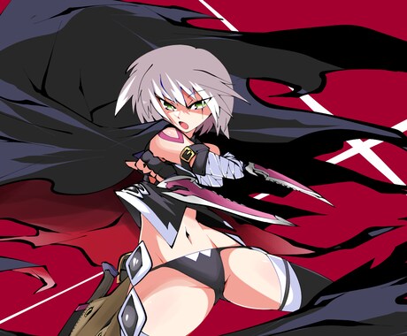 オリジナルから版権絵まで色々描きます 線が濃く、勢いがある絵！！！！！！ イメージ1