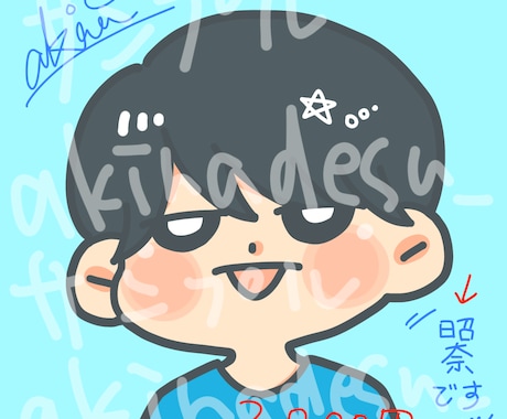 ゆるくて可愛い＊日常に馴染む似顔絵アイコン描きます SNSやブログをおしゃれに。記念日やプレゼントにも。 イメージ2
