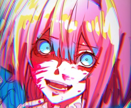 感情を乗せた唯一無二の目に留まるイラストを描きます 人の目に留まるイラストで独特な世界観を描きます。 イメージ1