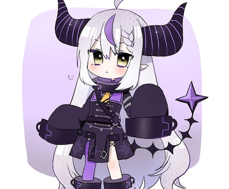 キュートな女の子のイラスト描きます VTuberさんにおすすめ！可愛さに全振りしたイラストです！ イメージ2