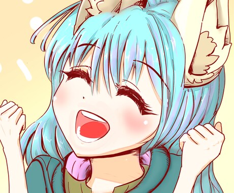 顔アイコン作成します コミカル風の表情アイコン作成。 イメージ1