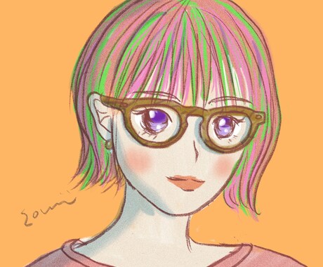 似顔絵イラスト描きます おしゃれな似顔絵イラスト描きます。 イメージ2