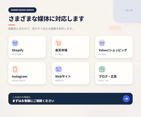 EC・SNS用の伝わるバナーを丁寧に制作します EC運営歴約5年｜商品の魅力が分かりやすく伝わる画像を制作 イメージ2