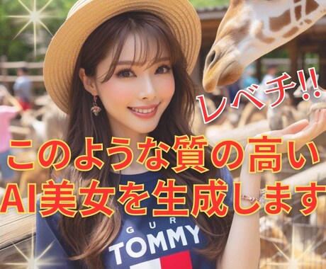 AI美女のハイクオリティ画像作ります AI美女画像生成代行！著作権譲渡・商用など用途もご自由です☆ イメージ1