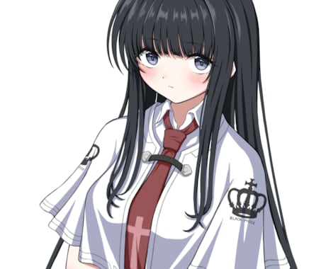 アニメ塗り風人物イラストお描きします SNSアイコン、動画用イラスト、サムネイルなど イメージ2
