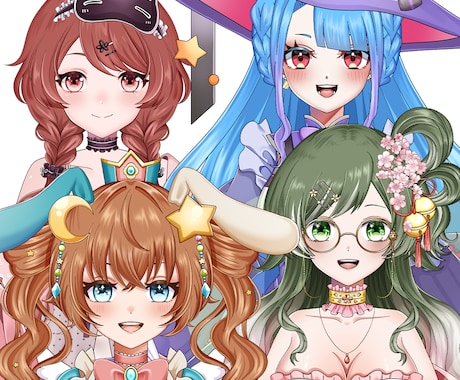 イラスト制作からモデリングまでやります 実績80体越え！お気軽にご相談ください。 イメージ1
