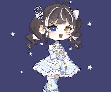 ７月限定！表情差分込みで全身SDイラスト描きます イメージ1