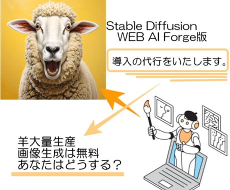 Stable Diffusion導入サポートします 無料の画像生成AIを使いこなしてみませんか。 イメージ1