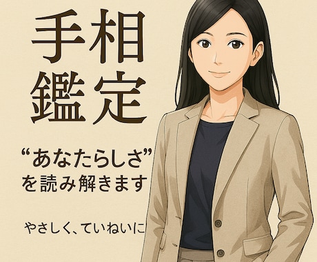 手相鑑定：貴女の手相を丁寧に読み解きます 手相に出てる貴女らしさ！寄り添いの占い師くみが丁寧に鑑定 イメージ1
