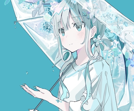 MVイラスト、サムネ描きます 青色が得意です！なんでもご相談ください イメージ2
