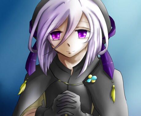 皆様からのキャラクターに関するイラストを承ります 普通絵用の枠です　デフォルメはアイコン絵の方で承ります イメージ1
