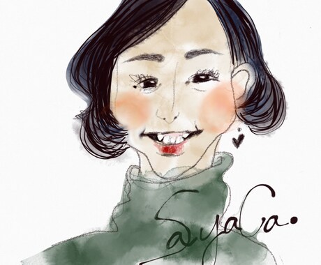 ゆるい似顔絵イラスト描きます まじめ/ゆるどちらも描けます☺︎ご希望のイメージを下さい。 イメージ2