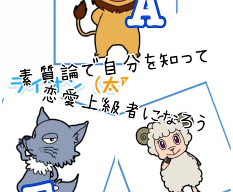 あなたと気になるお相手との相性を見ます 素質論で自分を知って、恋愛の勝ち組になりませんか？ イメージ2