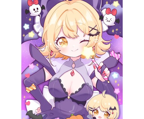 かわいい一枚絵制作いたします ＊かわいい一枚絵制作いたします！＊ イメージ2