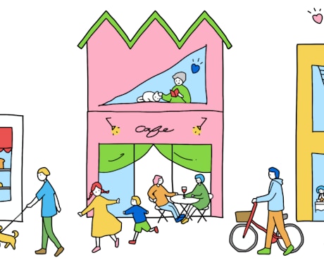 賑やかで楽しいイラスト描きます イラストの力で「楽しい」魅力を伝えます★ イメージ2