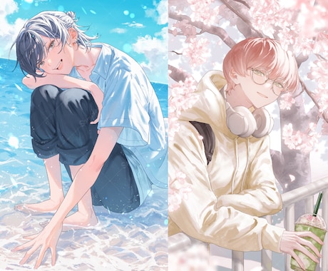 1枚絵制作いたします MV、サムネイル、アイコンなどに使用できるイラスト描きます！ イメージ1