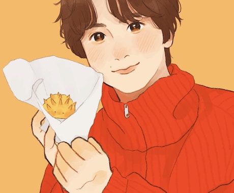 SNSアイコンに使えるイラスト描きます イメージ1