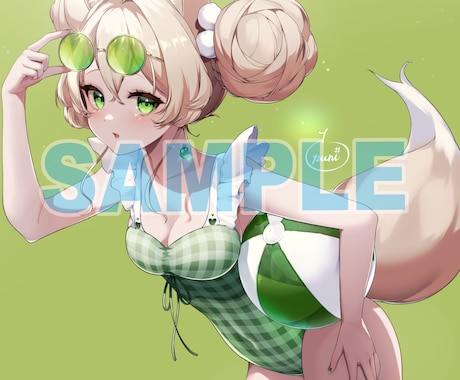 アニメ調の女の子のイラストを制作いたします サムネイルやキャラクターイラストとしていかがでしょうか！ イメージ2
