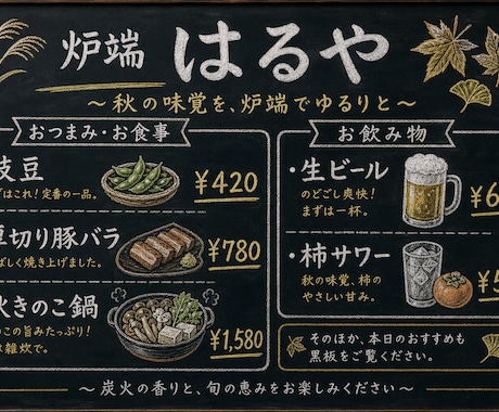 飲食店メニュー表の差し替え｜3プランから選べます 価格改定や季節変更に対応。印刷用データまで整えます イメージ2