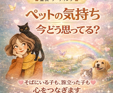私のペットが伝えたい気持ち・言葉をお伝えします ♡あなたにだけ伝えたい、あの子の本音を届けます♡鑑定書納品 イメージ1
