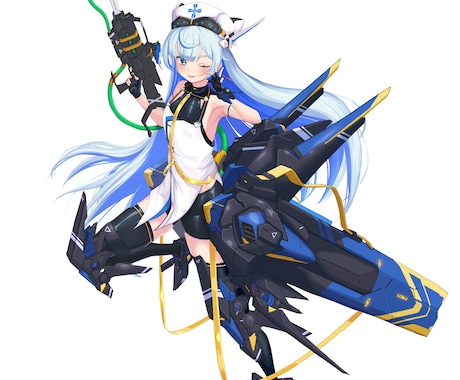 オリジナル、二次創作、用途に合ったイラスト描きます パキッとしたメカと豊満な女の子が主食です イメージ2