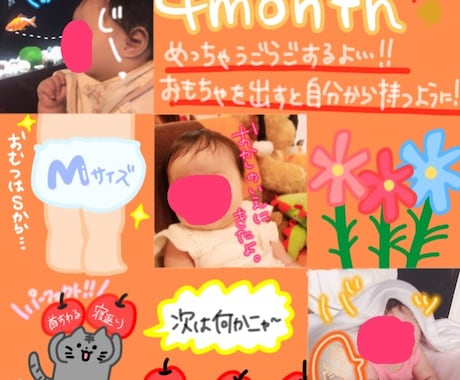 思い出に残るようなイラストをお描きします お子様の成長記録、大切な人との記念日、友達との思い出… イメージ2