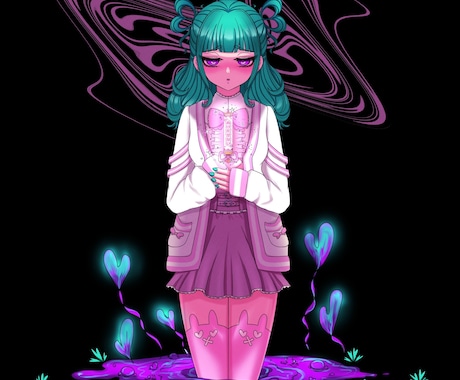 用途に合ったイラスト描きます 可愛かったり不穏なイラストが得意です イメージ2