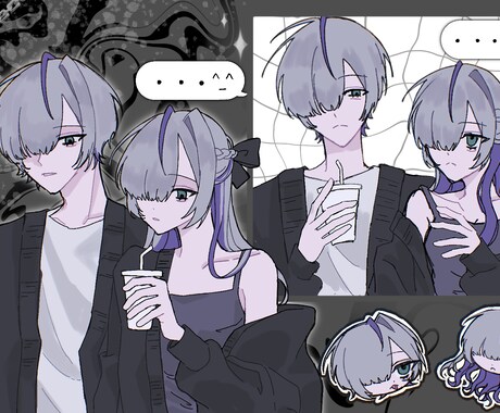 詰め込みイラストお描きします 詰め込めば詰め込むほどかわいい！ イメージ1