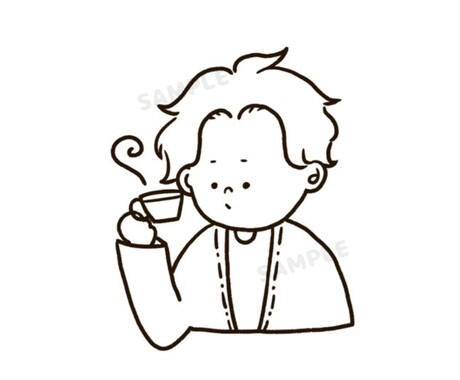 シンプルでかわいい線画アイコン描きます 7月31までカラー無料！思わず目が止まるあなただけのアイコン イメージ1