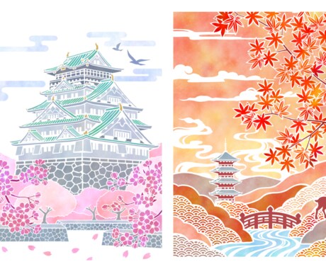 印象に残る切り絵イラストお描きします 絵本，御朱印帳，ポスターにひと味違う切り絵でパッと目立つ イメージ2